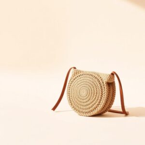 Straw Crossbody Bag