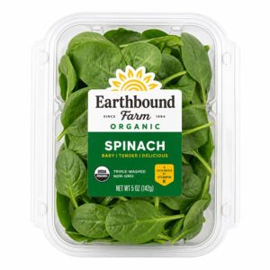 Organic Spinach, 1 lb (454 g)