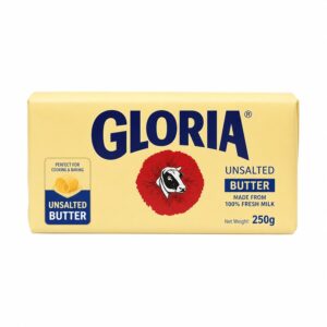 Gloria Unsalted Butter, 12 × 0.20 lb (90 g)