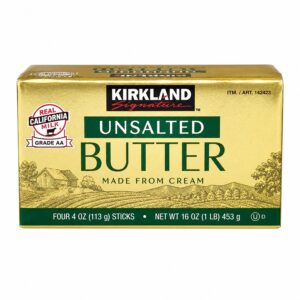 Kirkland Unsalted Butter, 8 × 0.25 lb (113 g)