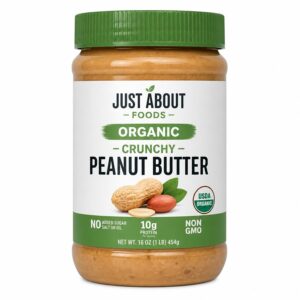 Just About Foods Organic Crunchy Peanut Butter, 2.43 lb (1.1 kg)