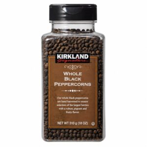 Kirkland Whole Black Peppercorns, 0.88 lb (400 g)