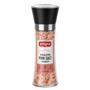 Pragna Himalayan Pink Salt Grinder, 0.82 lb (370 g)