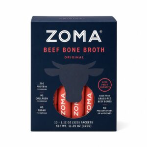 Zoma Beef Bone Broth Packets, 16 × 0.03 lb (15 g)