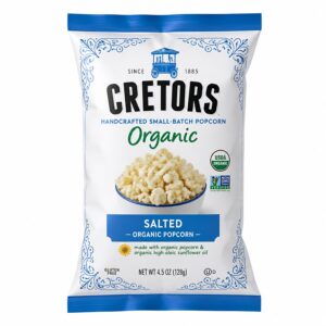 Cretors Organic Salted Popcorn, 0.75 lb (340 g)
