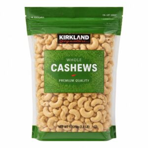 Kirkland Whole Cashews, 2.49 lb (1.13 kg)