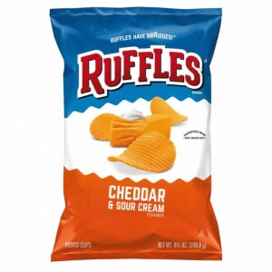 Ruffles Cheddar Potato Chips, 1.19 lb (539 g)