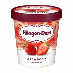Häagen-Dazs Strawberry Ice Cream, 473 ml