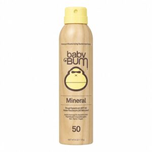 Baby Bum Mineral Sunscreen Spray SPF 50, 3 oz