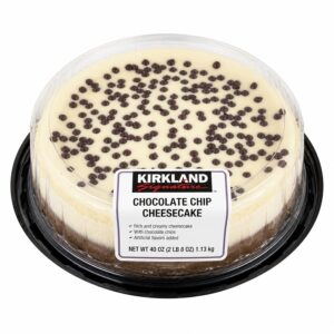 Kirkland Chocolate Chip Cheesecake, 4.41 lb (2 kg)