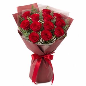 One Dozen Red Roses