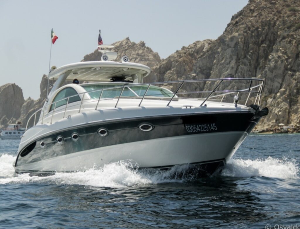 Eclipse 46 ft cruising by the rocks
